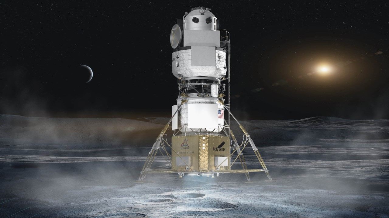 blue origin blue moon pristavaci modul s ludskou posadkou