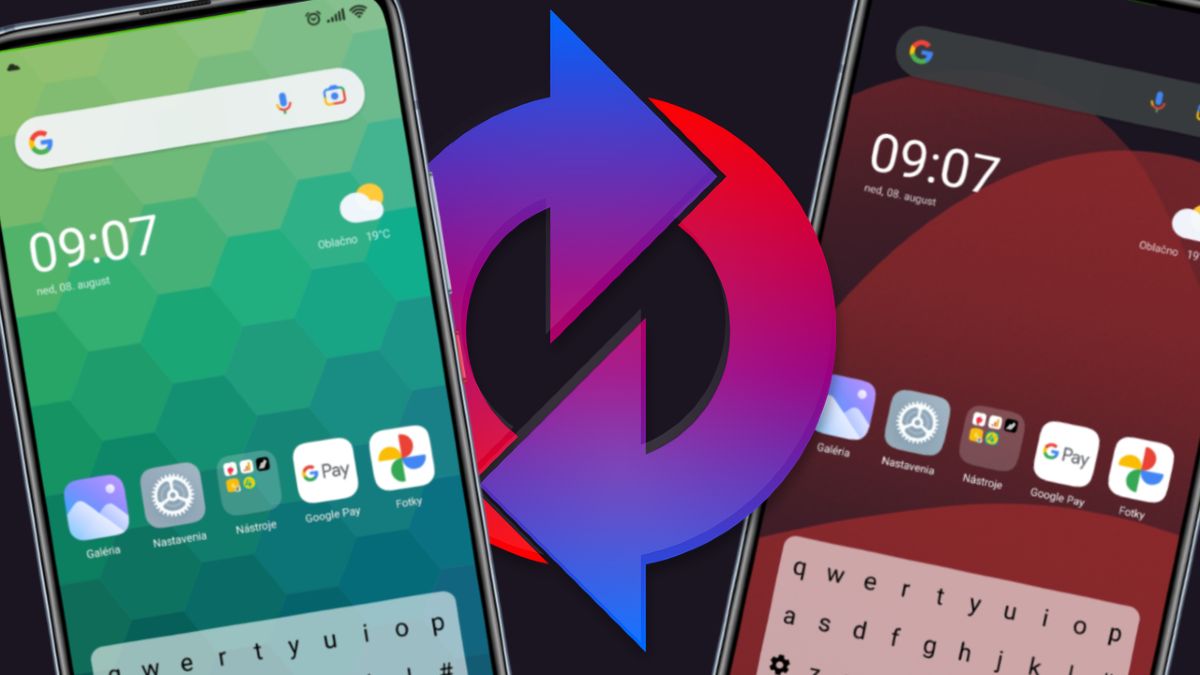 Automaticka zmena pozadia v zavislosti od rezimu v smartfone
