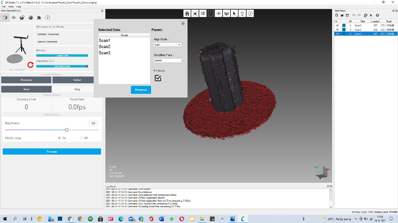 CR Studio_4_procesovanie snimok_1