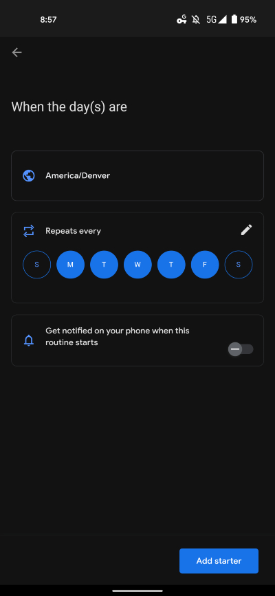 Google Asistent Daylong Routines