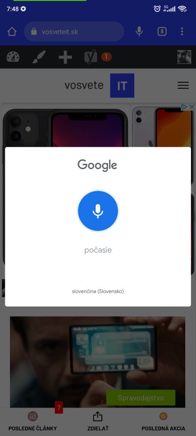Google Chrome 92_aktivovanie tlacidla hlasoveho vyhladavania_3