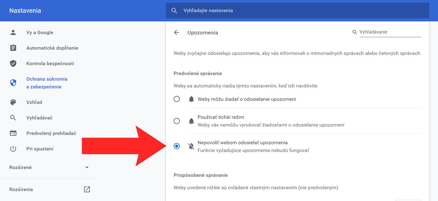 Vypnutie upozorneni_chrome_3