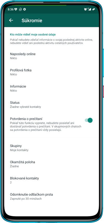 WhatsApp_ako obmedzit moznost pridania do skupin_3