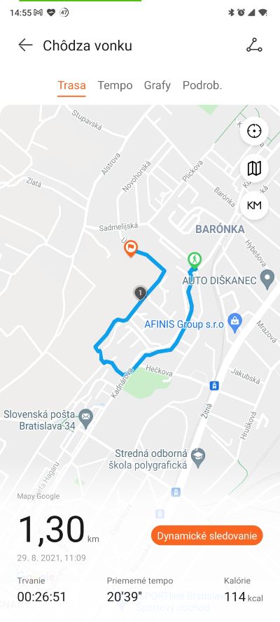 nahlad aplikacie Zdravie_zaznam o cviceni_2