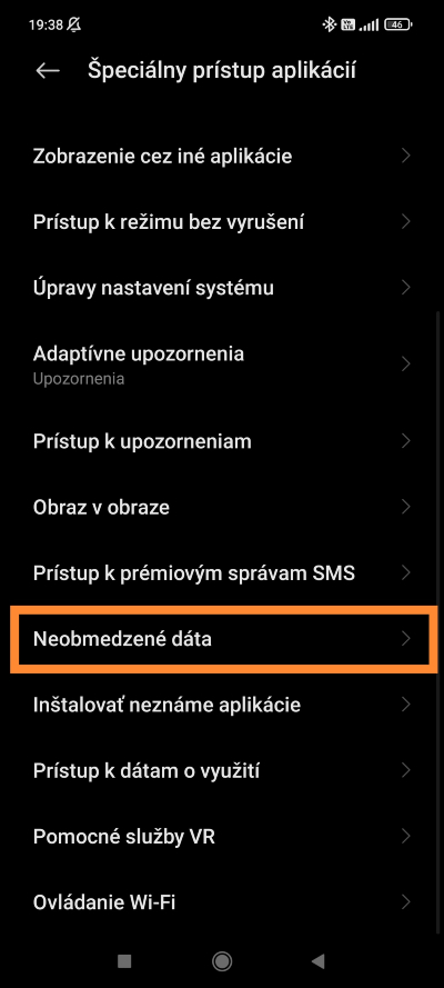 Neobmedzené dáta MIUI