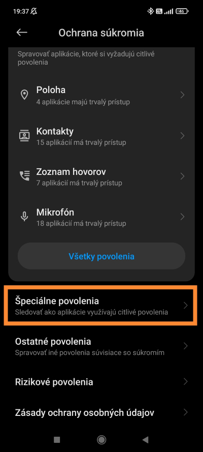 Neobmedzené dáta MIUI