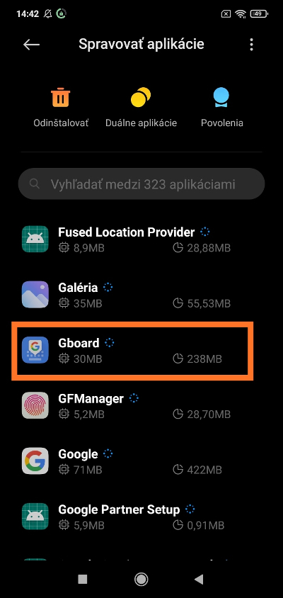 Xiaomi aplikácia downgrade