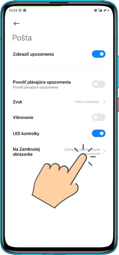Android_upozornenia_moznosti prisposobenia