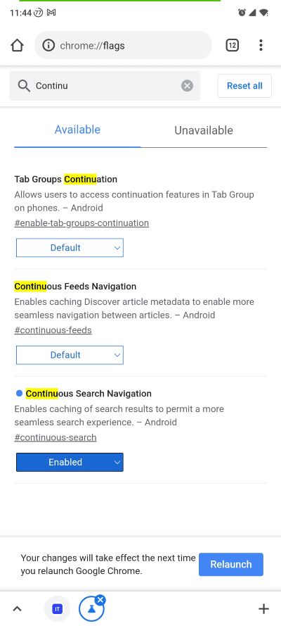 Chrome_experimentalan funkcia_vyhladavanie v google_1