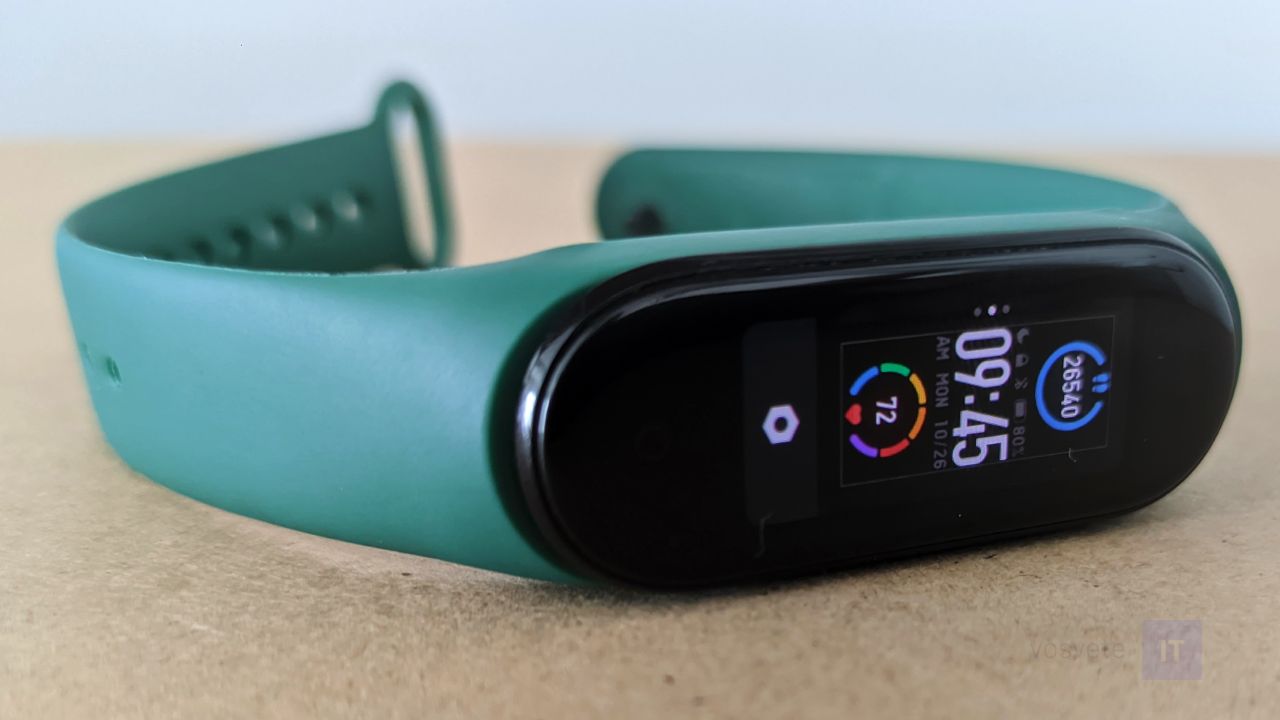 Mi Band naramok uprava vzhladu displeja