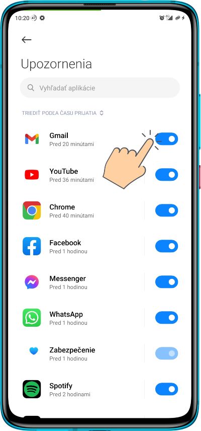 Upozornenia v Android_3