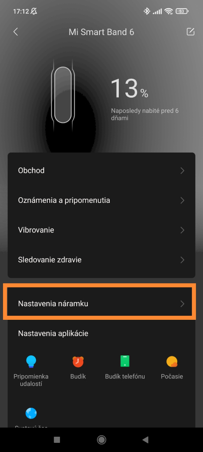 Mi Fit návod