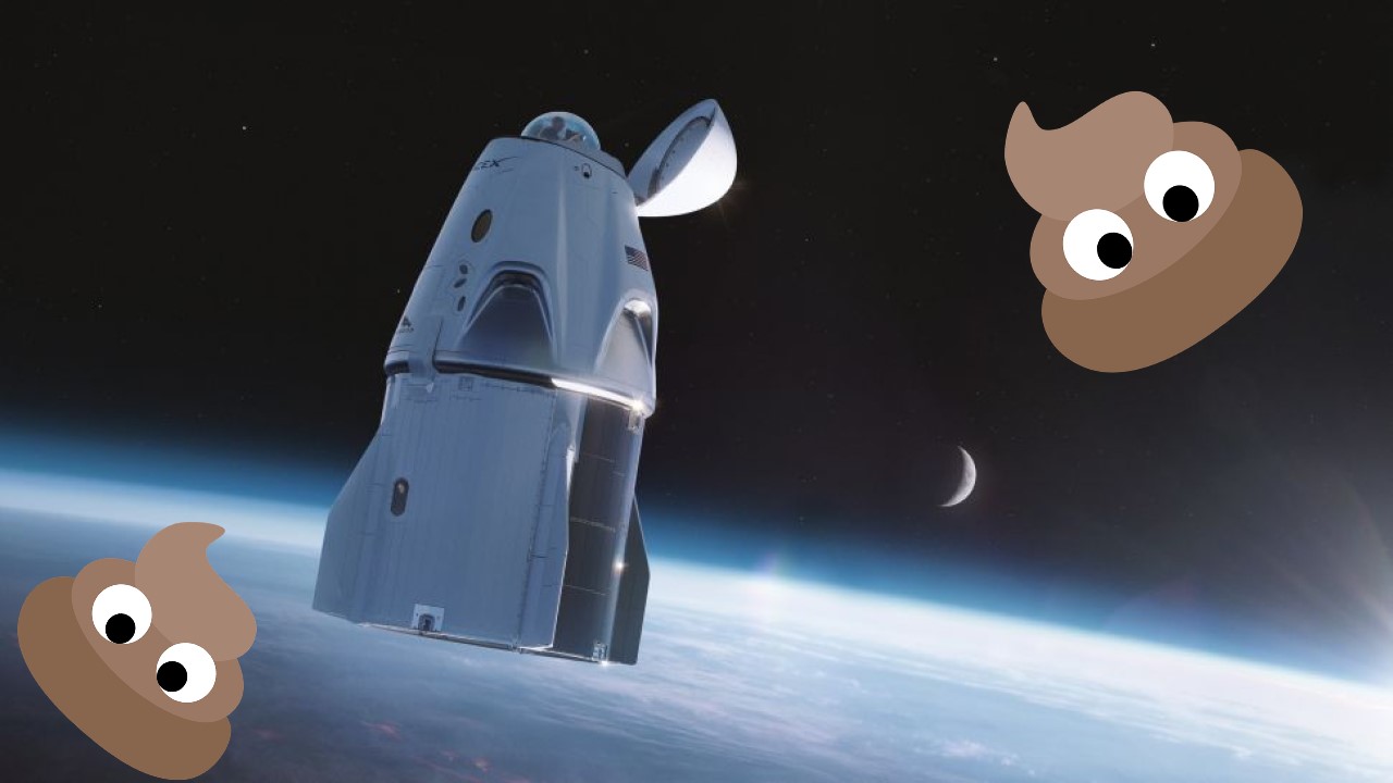 spacex inspiration4 problemy s toaletou