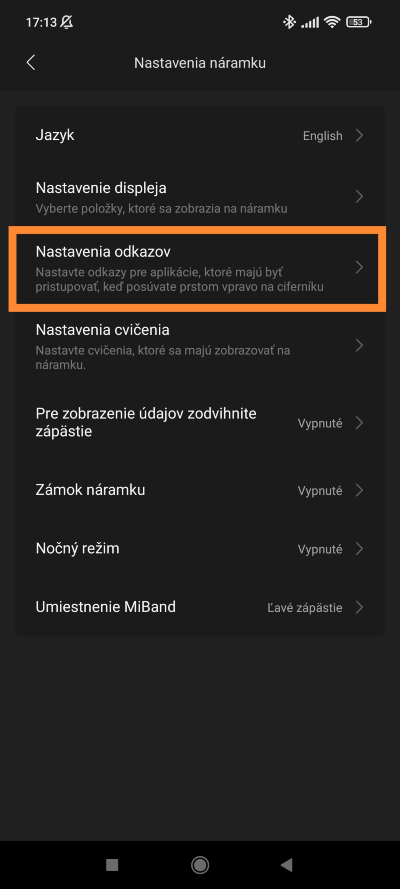 Mi Fit návod