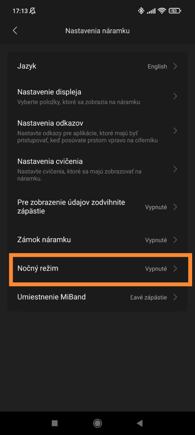 Mi Fit návod