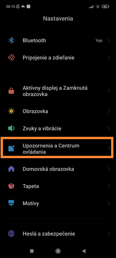 Notifikácie zamknutá obrazovka MIUI