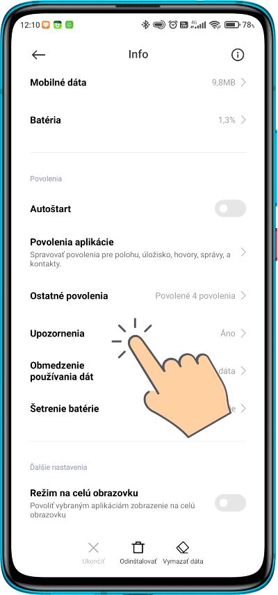 Ako zmenit ton upozornenia pre konkretnu aplikaciu_medzikrok_3_oprava