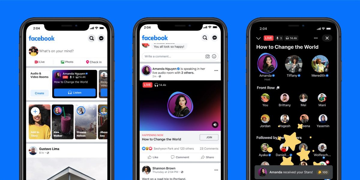 Facebook nove Audio funkcie