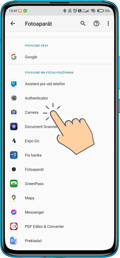Povolenia aplikacii_kamera smartfonu_1