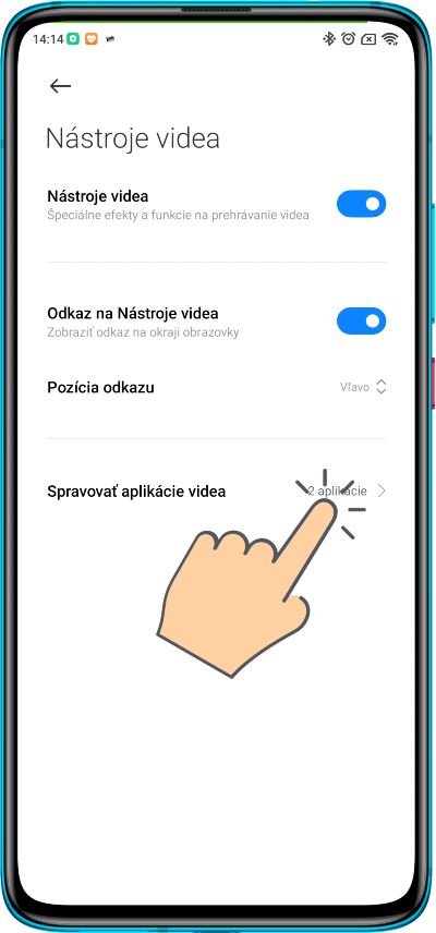 Xiaomi panel s nastrojmi videa a zvuku_4