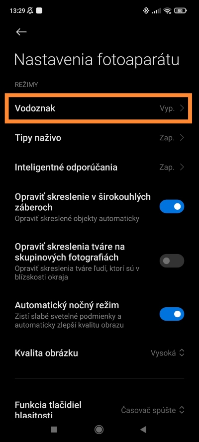 Xiaomi vodoznak