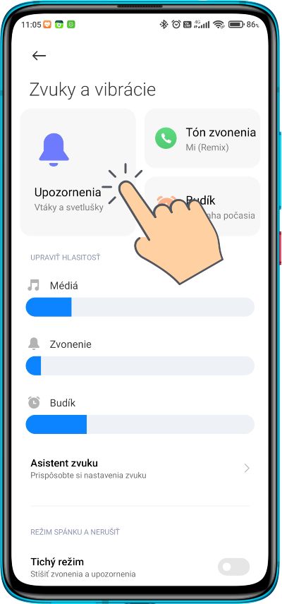 Xiaomi_ako nastavit zvuk zvonenia a 2