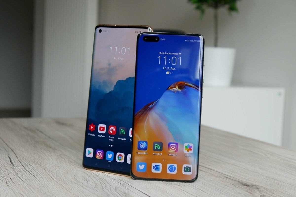 huawei p40 pro a oppo find x2 pro