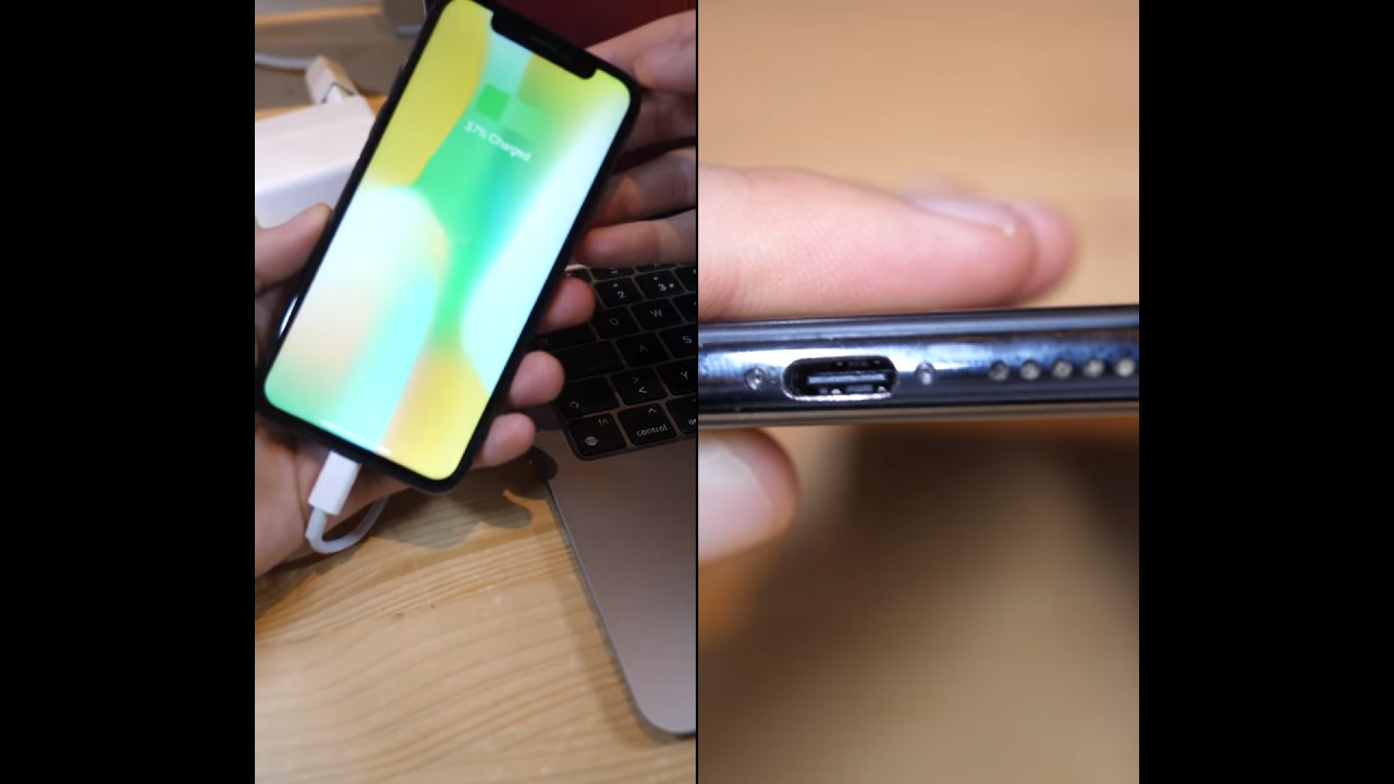 prvy iphone s USB C vystupom