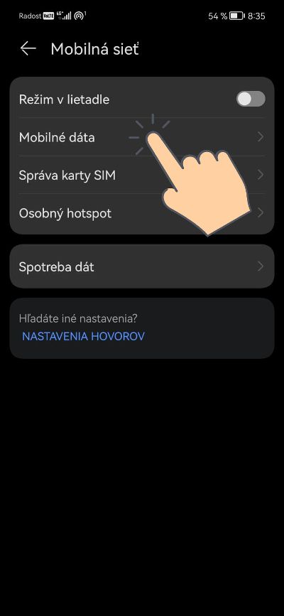 Huawei_VoWiFi a VoLTE_ako aktivovat_navod_krok_2