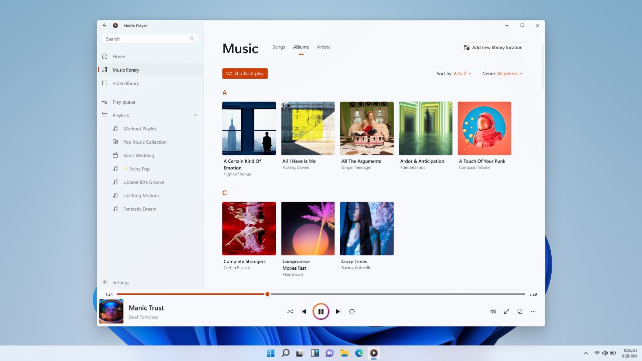 Windows 11 Novy prehravac Media Player_nahlad_1