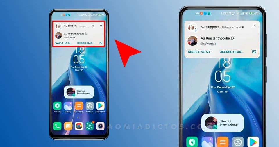 Nové notifikácie Xiaomi