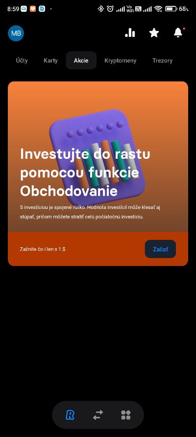 Revolut_investovanie do akcii