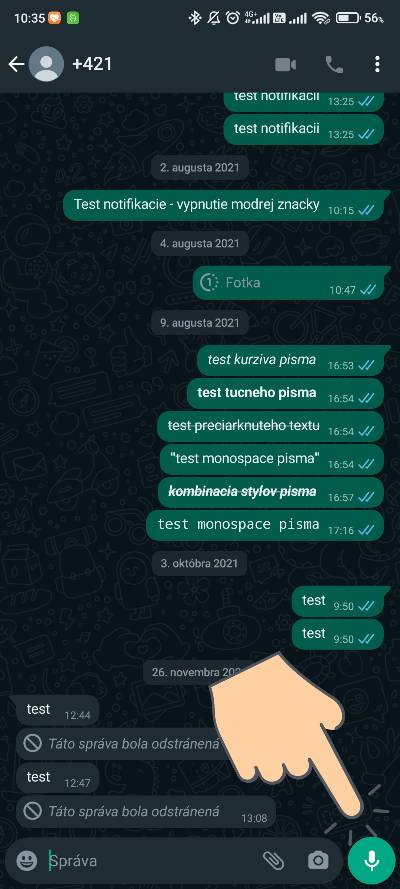 ako s mozete vypocut hlasove spravy este pred odoslanim WhatsApp_1