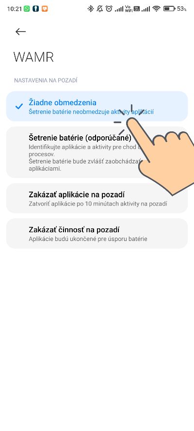 ako vypnut obmedzenia baterie pre aplikaciu_3