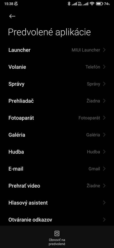 ako zmenit pedvolene aplikacie xiaomi 5