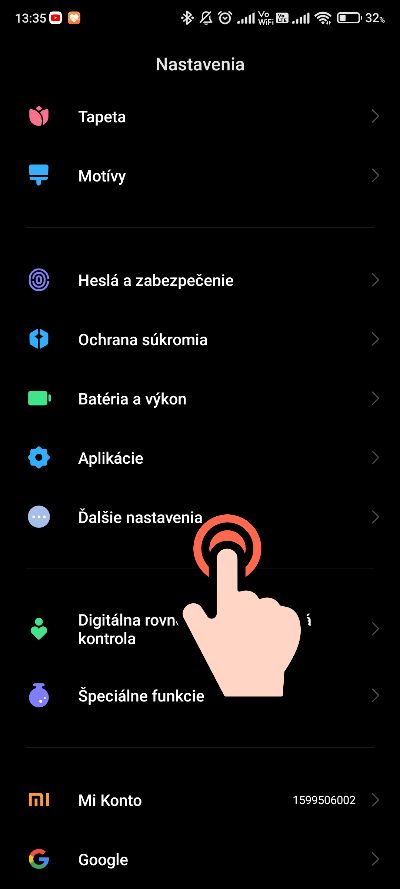 vyvojarske nastavenia Xiaomi_1