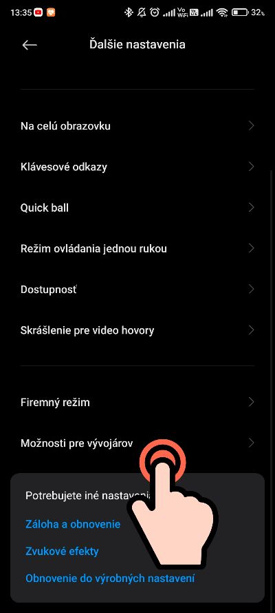 vyvojarske nastavenia Xiaomi_2