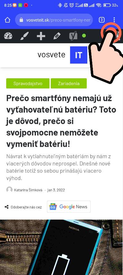 Ako ulozit odkaz do notifikacnej listy_1