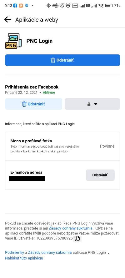Do ktorych stranok a webovych aplikacii sme pripojeni cez Facebook_6