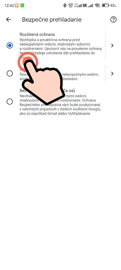 Google Chrome_funkcia rozsirena ochrana_2