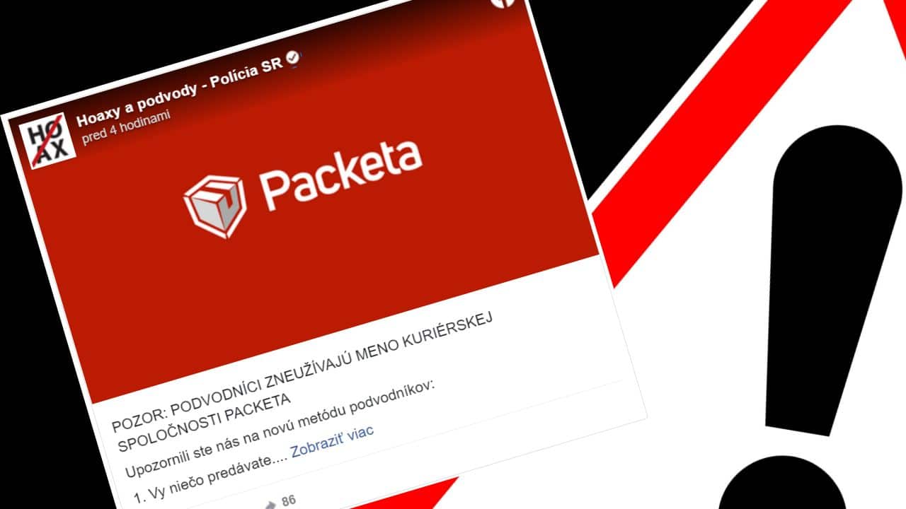 Online podvod_packeta