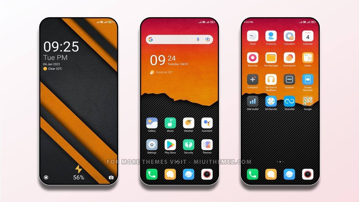 Orange téma Xiaomi