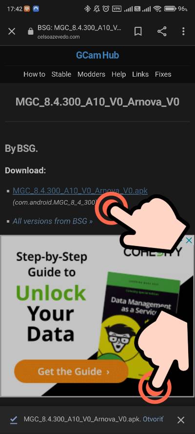 Port Google Kamera 8.4_navod ako instalovat_2