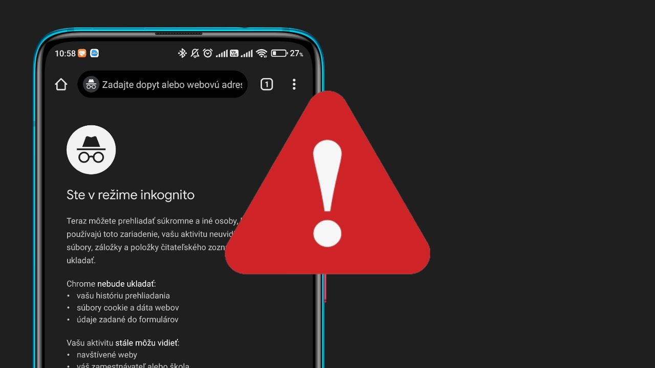 Rezim inkognito_Chrome_ako vytvorit snimku obrazovky