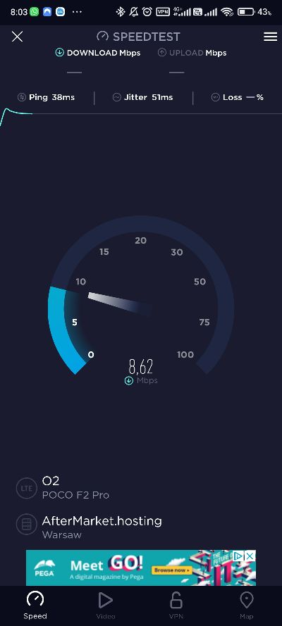 NordVPN_speed_test_ping Polsko_1