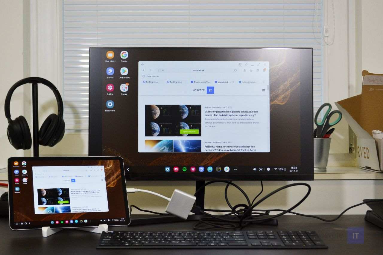 Samsung Galaxy Tab 8_Samsung Dex rezim