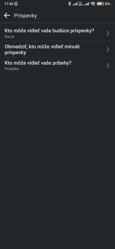facebook zobrazenie príspevkov