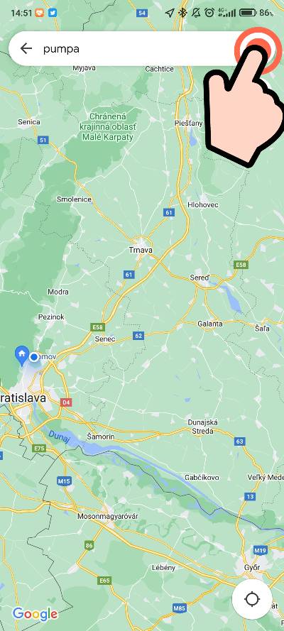 Ako vyhladat cenu benzinu v google mapach_1