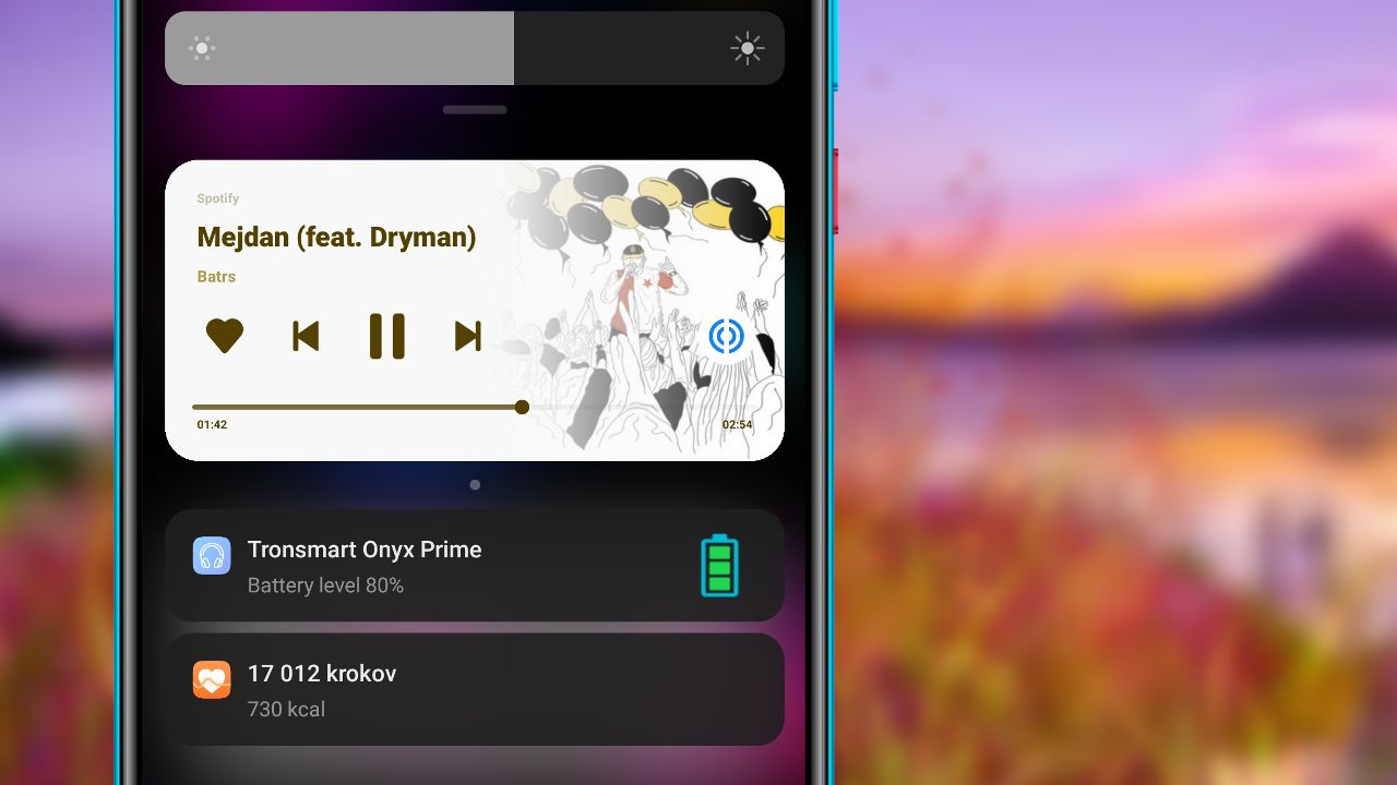 Ako zobrazit uroven baterie Bluetooth sluchadiel v notifikacnej liste