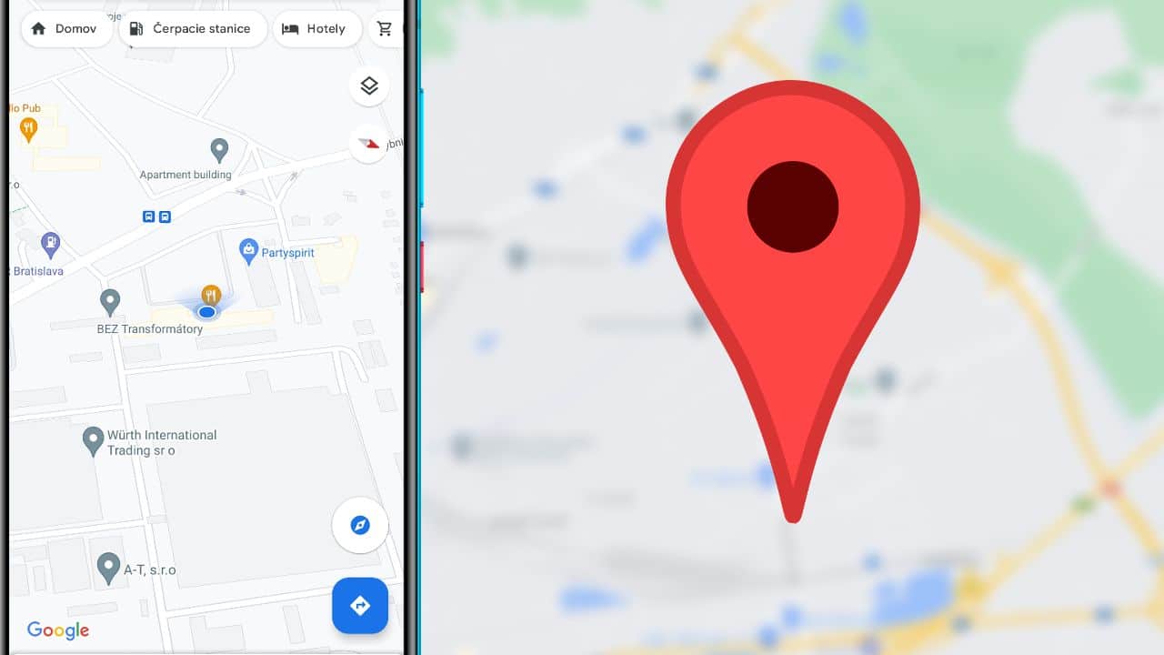 GPS poloha